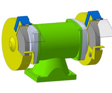 3D модель Настольный наждак