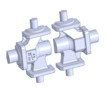 3D модель Литейная модель задвижки ДУ25