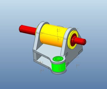 3D модель Корпус маятникового рычага Нивы