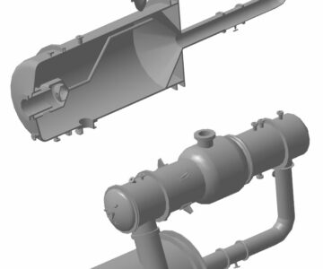 3D модель Выпарная установка NaOH