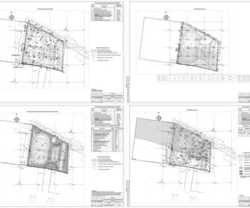 Чертеж Межшкольный стадион