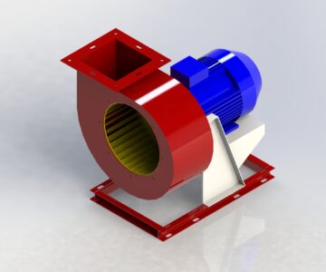 3D модель Вентилятор радиальный ВР 280-46-2