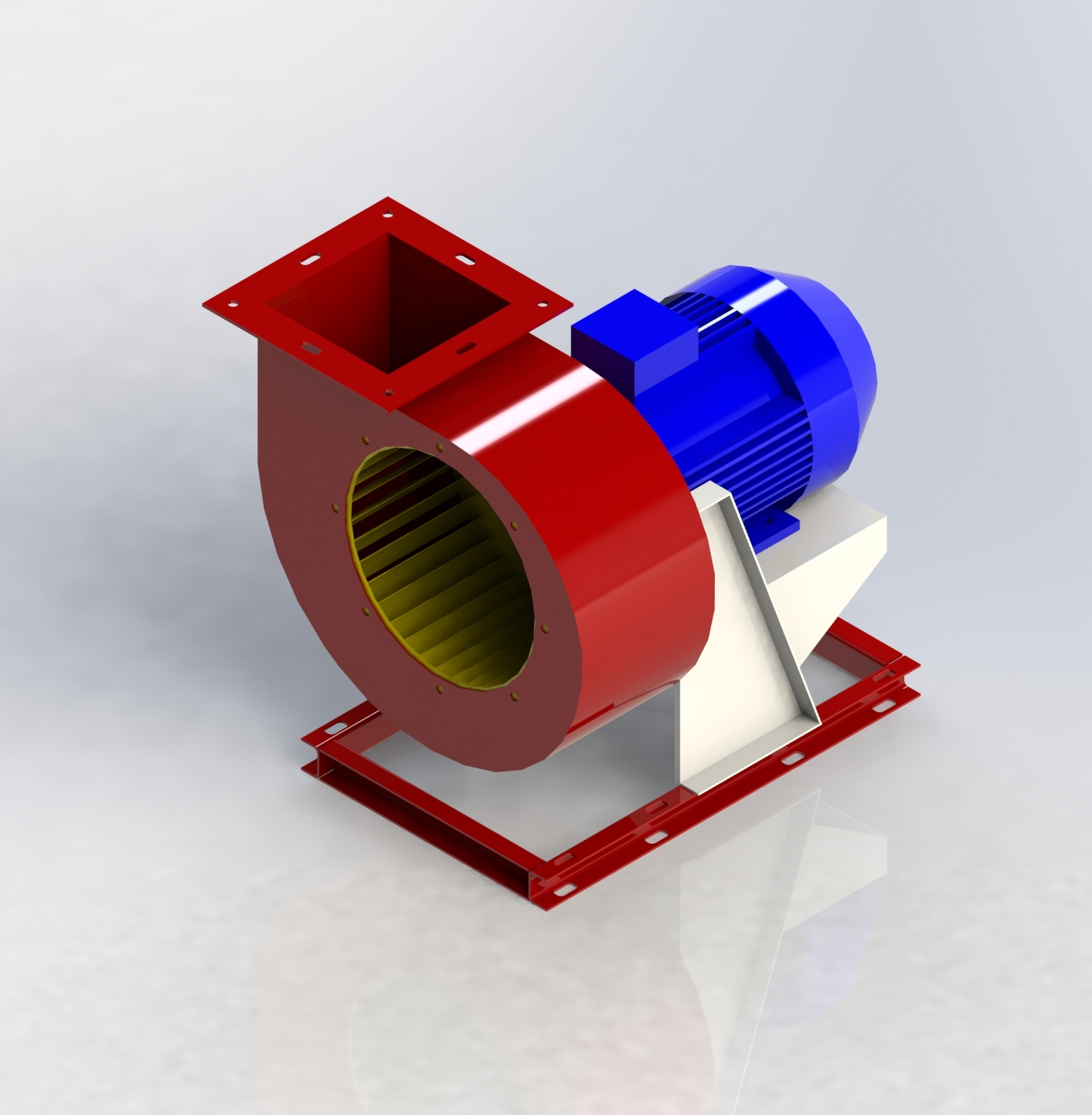 3D модель Вентилятор радиальный ВР 280-46-2