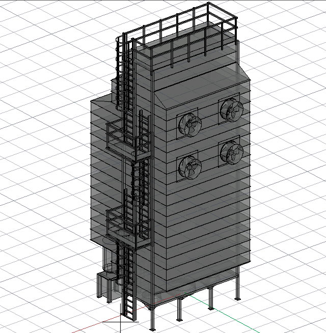 3D модель Зерносушилка Perry S519