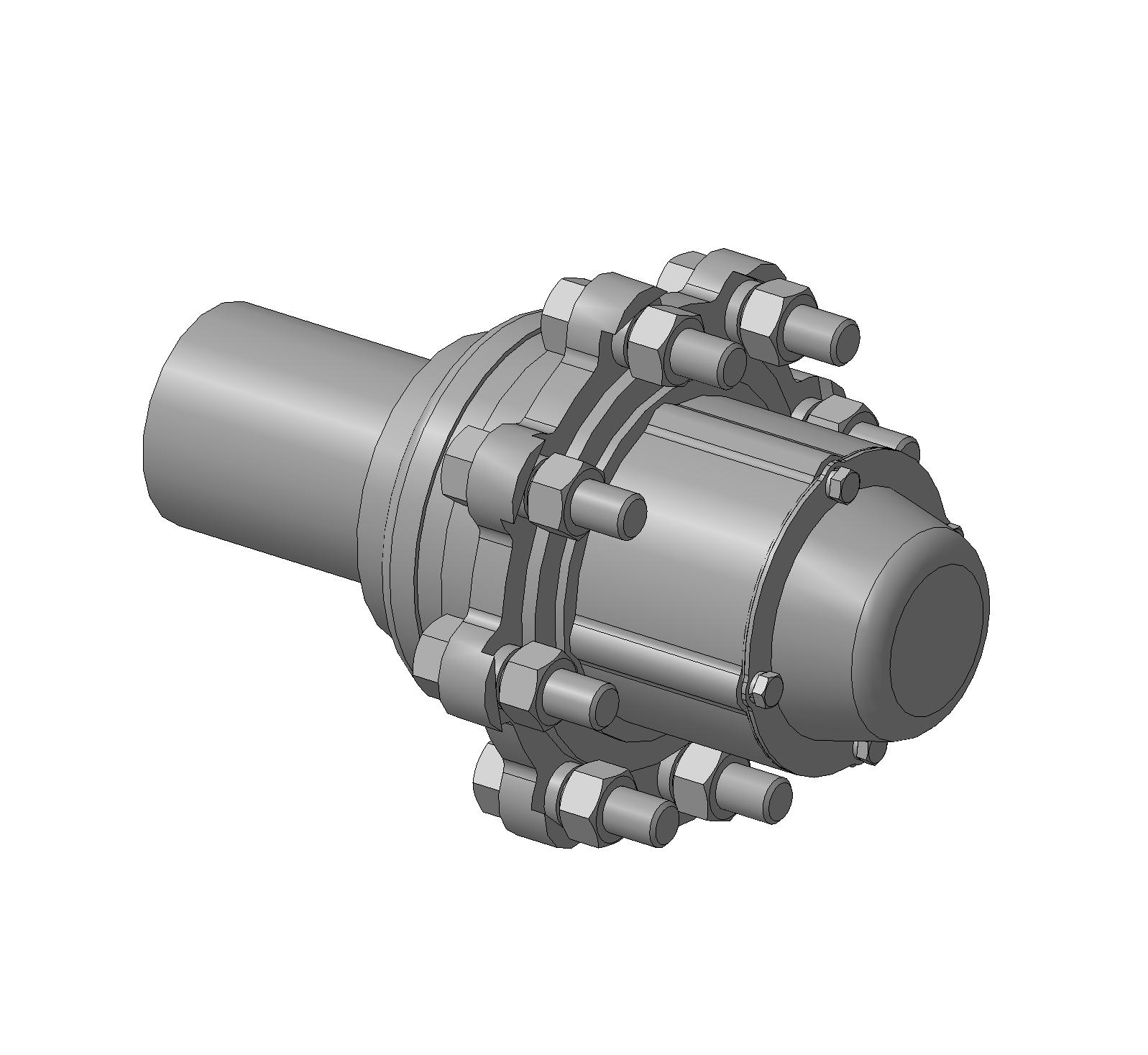 3D модель Ступица 2ПТС-4 (8-шпил.)