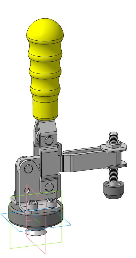 3D модель Быстрозажимной вертикальный зажим