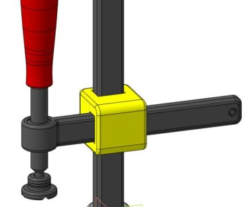 3D модель Струбцина стандартная