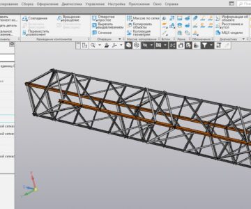 3D модель Стойка ТС-38 (Для мачты ПМС. Серия 3.407.9-172)