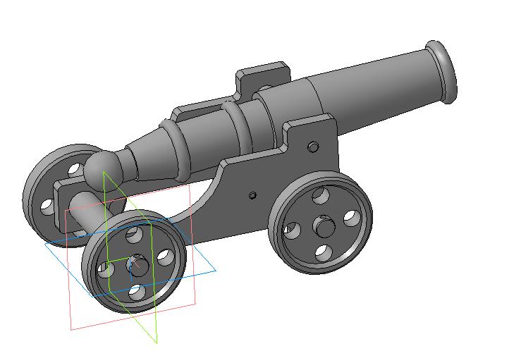 3D модель Модель пушки