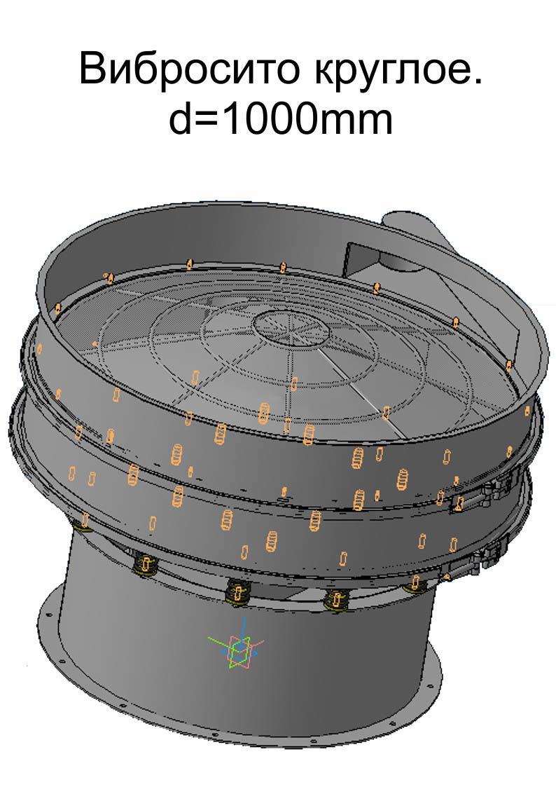 3D модель Вибросито круглое