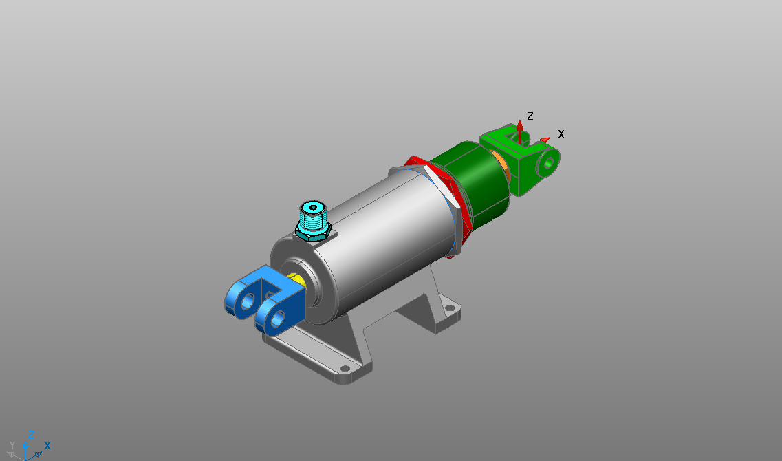 3D модель Зажим гидравлический МЧ00.04 Powershape