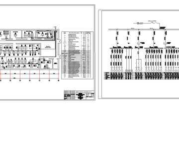 Чертеж Силовое электрооборудование ремонтно-механического цеха