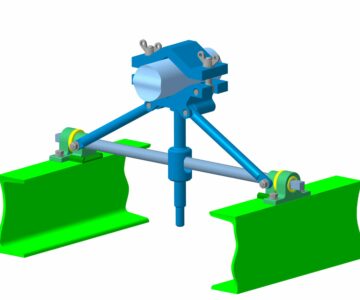 3D модель Удерживающее устройство установки для рихтовки гидроцилиндров