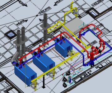 3D модель Крышная котельная 2,6 МВт