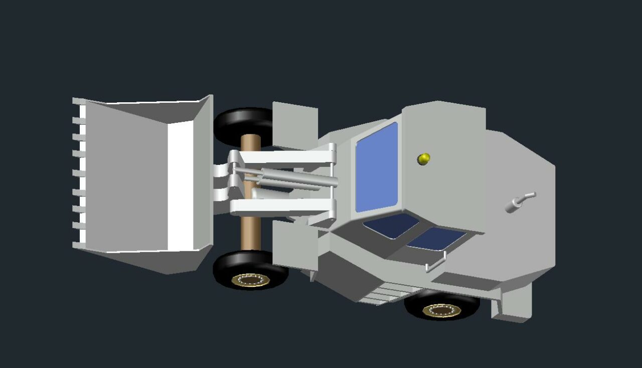 3D модель Погрузчик фронтальный ТО-30