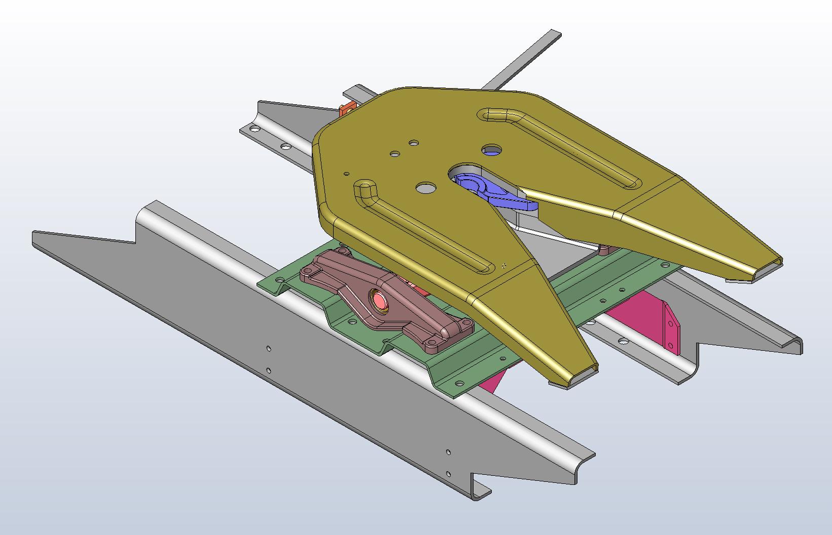 3D модель 130В-27020010 Устройство седельное