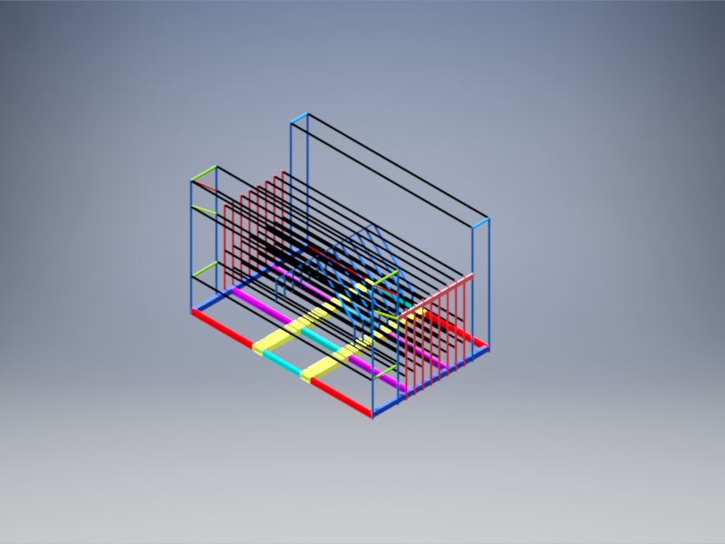 3D модель Контейнер для перевозки окон