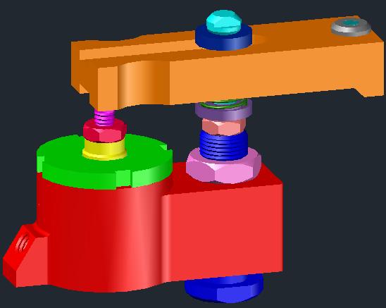 3D модель Прихват передвижной МЧ00.22.00.00.СБ - Боголюбов