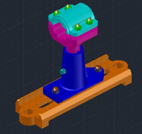 3D модель Приспособление зажимное МЧ00.61.00.00  - Боголюбов