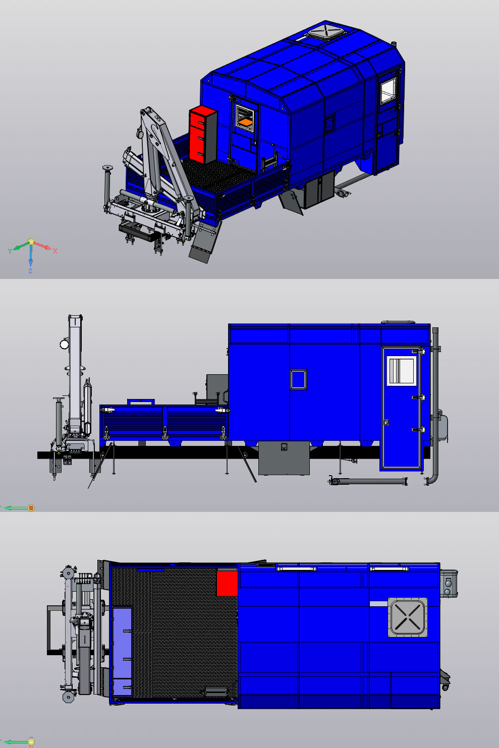 3D модель Модель авторемонтной мастерской (АРОК)