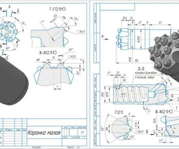 3D модель Коронки буровые