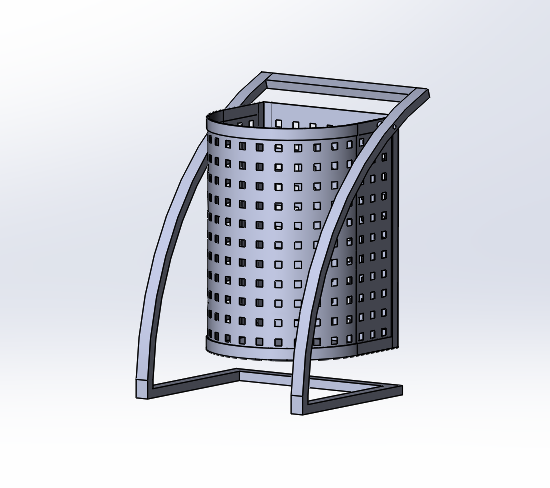 3D модель Мусорник