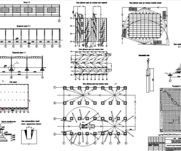 Чертеж Монтаж строительных конструкций промышленных зданий Б32