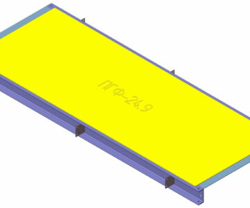 3D модель Площадки ПГФ серия 1.450.3-7.94.2