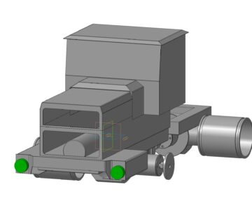 3D модель Модель трактора К-701 в масштабе 1:10