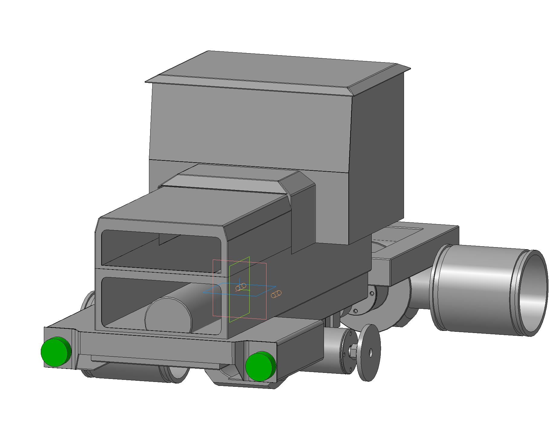 3D модель Модель трактора К-701 в масштабе 1:10