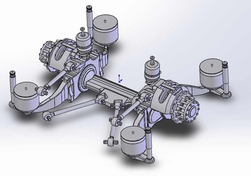 3D модель Мост ZF AV-132