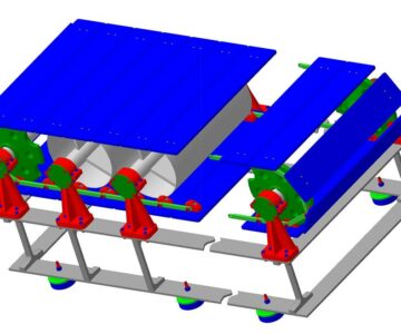 3D модель Разработка 3d модели пластинчатого конвейера для транспортировки заготовок