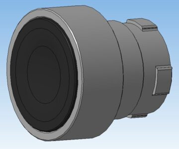 3D модель Утопленная головка кнопки meyertec в металле