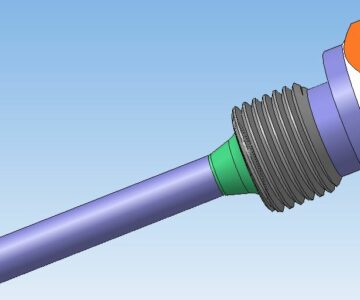 3D модель Гильза датчика температуры