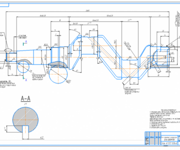 Чертеж Коленчатый вал компрессора ЗИЛ 157