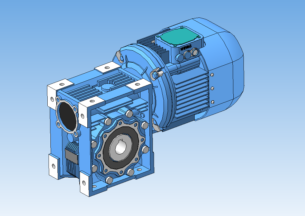 3D модель NMRV 063 (3d модель мотор-редуктора)