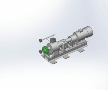 3D модель Центробежный насос ГДМ5-11