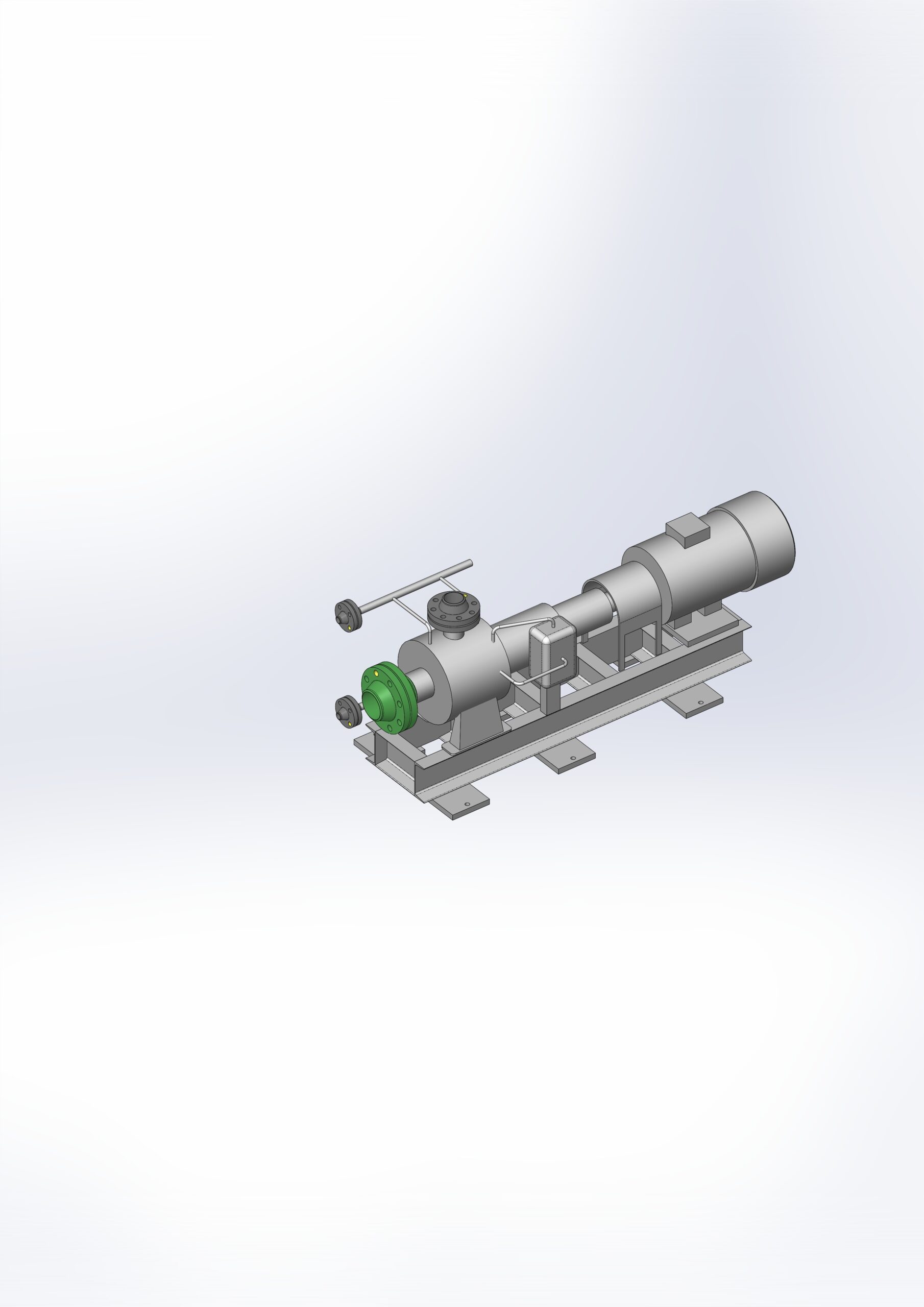 3D модель Центробежный насос ГДМ5-11