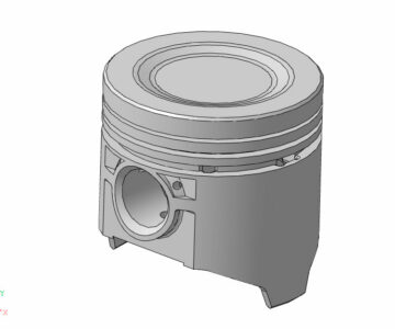 3D модель 3D Поршень ВАЗ-2106