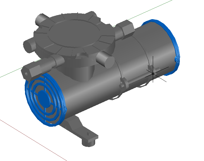 3D модель Компрессор АР2 air pump