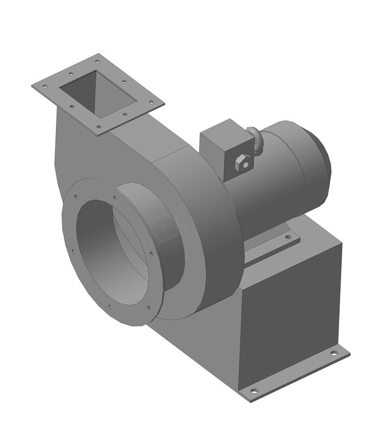 3D модель Вентилятор ВР 12-26-2,5 (1,5-3000)
