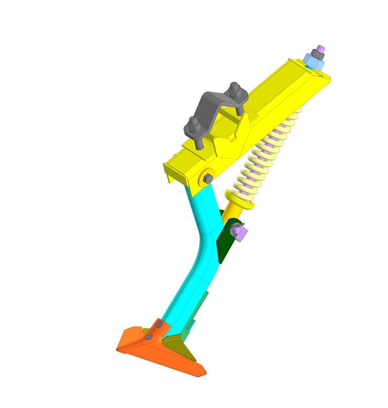 3D модель Сошник со стрельчатой лапой