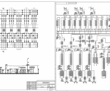 Чертеж Проектирование ТЭЦ-652 МВт