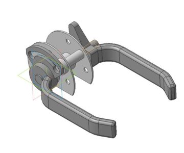 3D модель Рукоятка люка