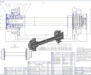 3D модель Колёсная пара вагонетки ВГ-4,5