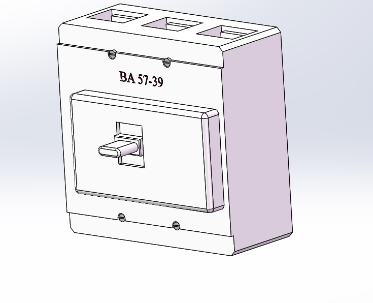3D модель Автоматический выключатель ВА 57-39