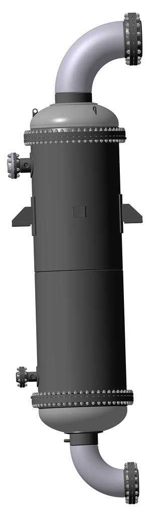 3D модель 3D модель теплообменника 1000ТНВ-1-25-М1/25Г-3-1