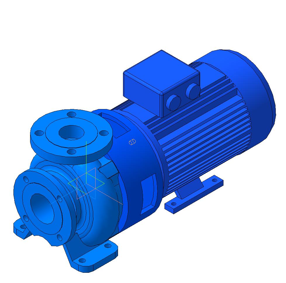 3D модель Насос КМ 65-50-125