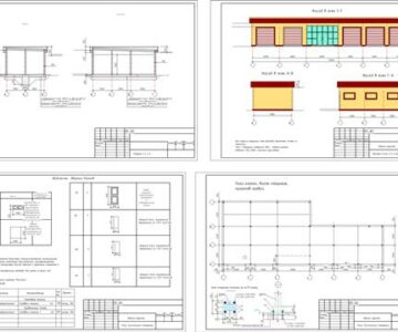 Чертеж Гаражный комплекс