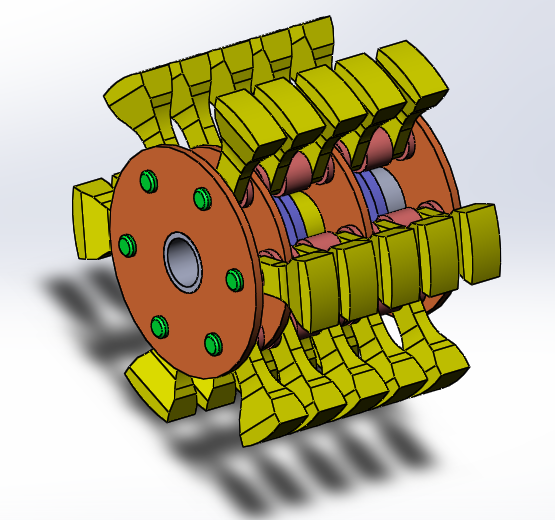 3D модель Ротор роторной дробилки
